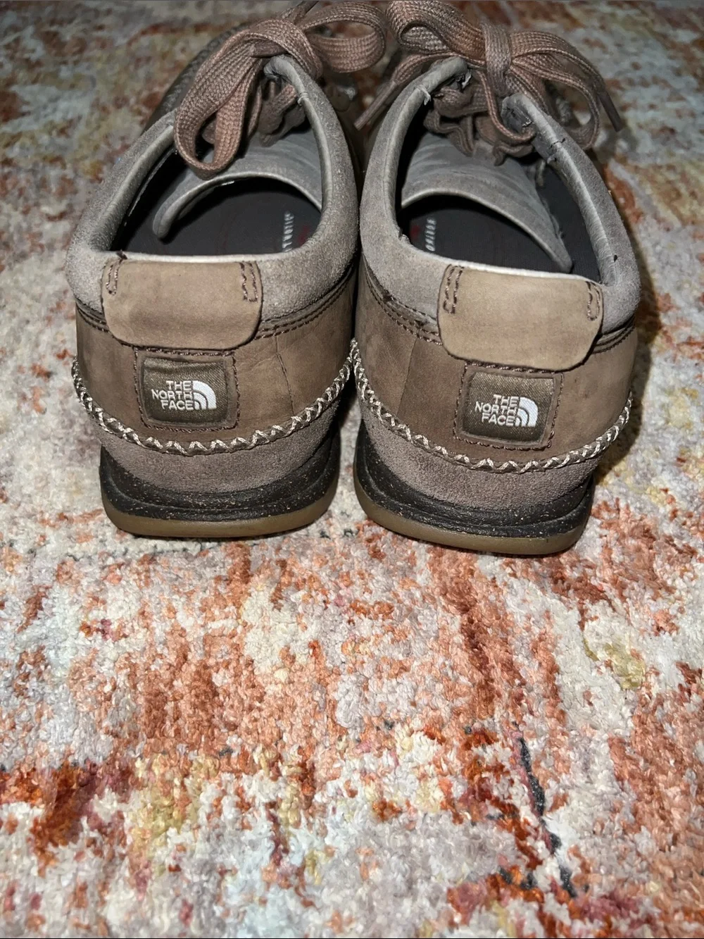 The North Face Men's Brown Suede Lace-Up Moccasin Sneakers Hayden Shoes